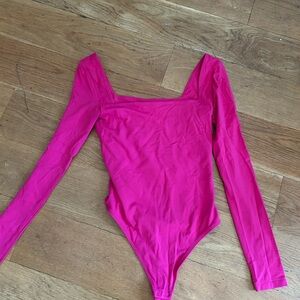 Aritzia Babaton Pink Bodysuit